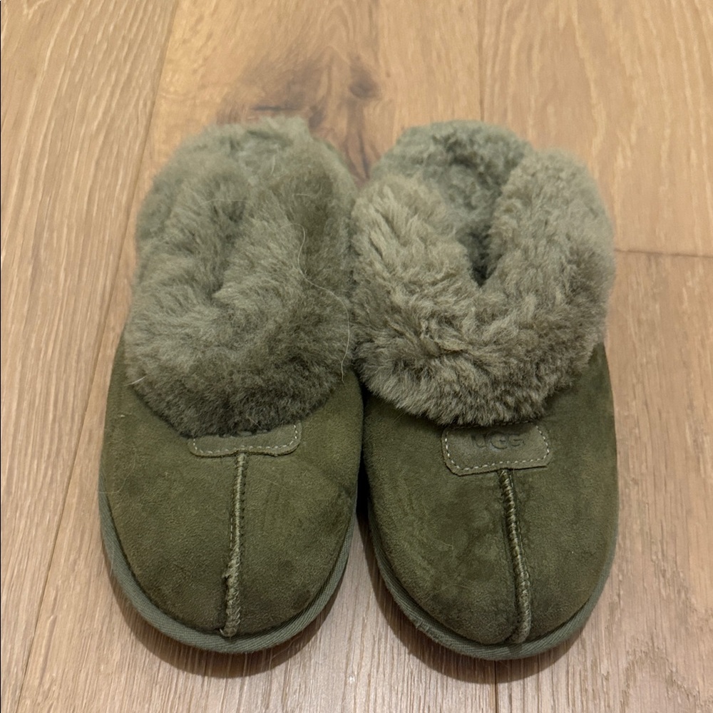Green Ugg slippers